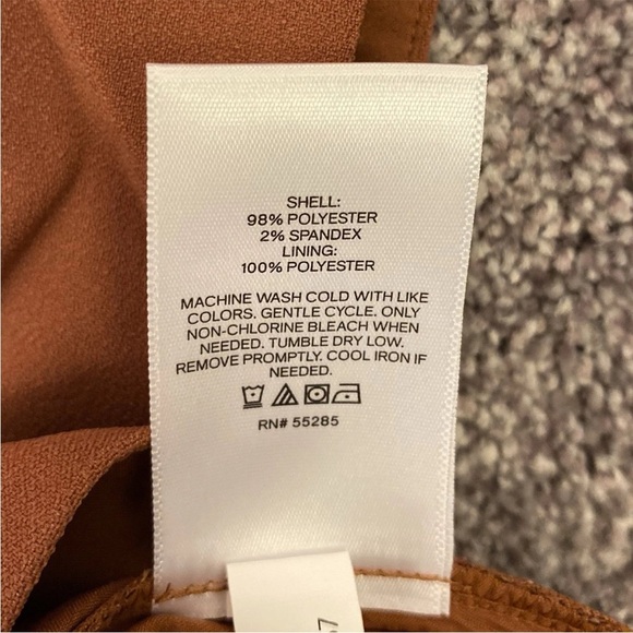 Express Women's Square Neck Cropped Tank Side Zipper Bullion Size XS - NWT $58 - Picture 16 of 16